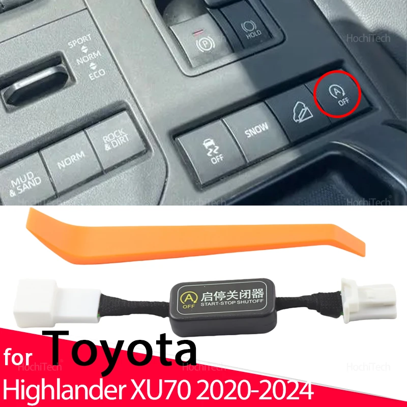 

Car Automatic Start and Stop Engine Off Device Control Sensor Auto Stop Canceller for Toyota Highlander Kluger XU70 2020-2024