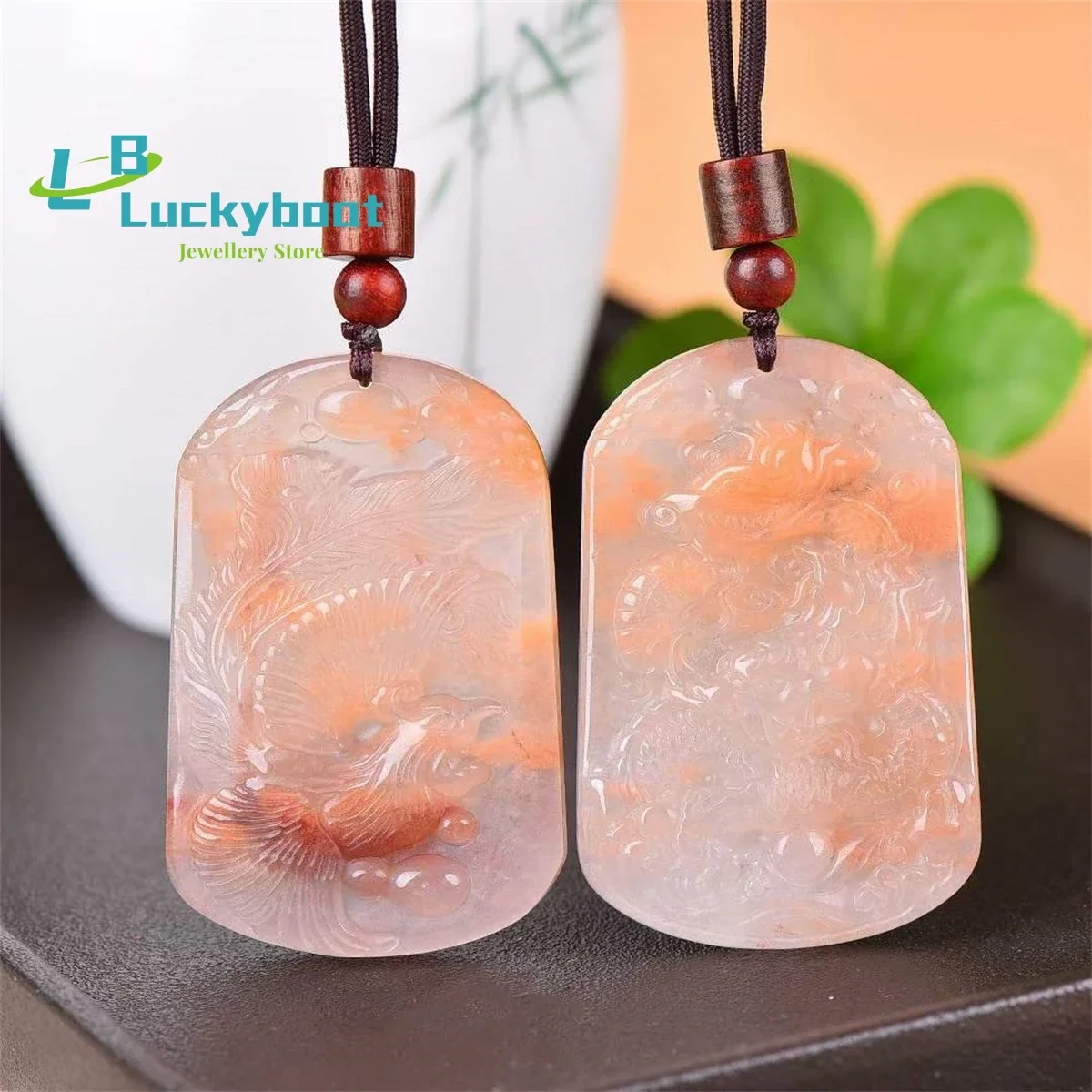 

Подвеска Chengxiang из натурального золота, шелка, нефрита, дракона, Феникса, простой и щедрый, персонализированный, модный, универсальный для мужчин и женщин