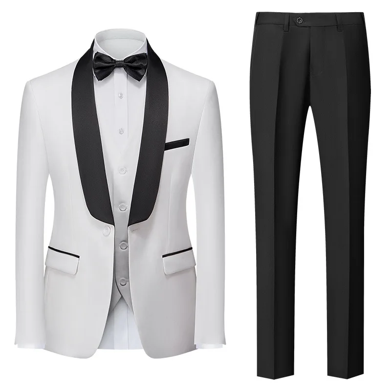 

B23-British style men's suits and formal wear wedding best man suits