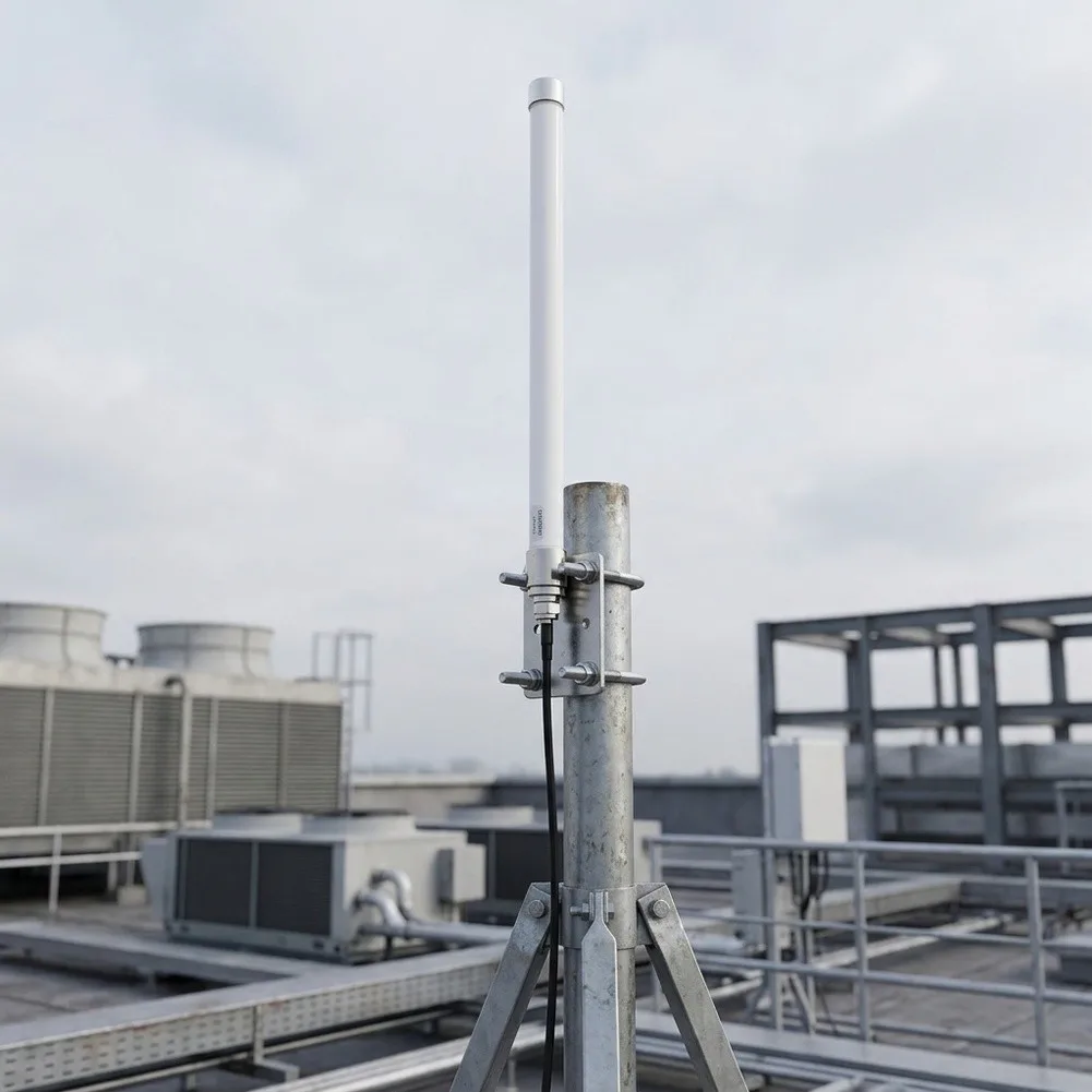 1.4GHz Omnidirectional Fiberglass For Antenna for Outdoor Use For SMA Male Connector 5dBi 1370-1470MHz IP67 Rated