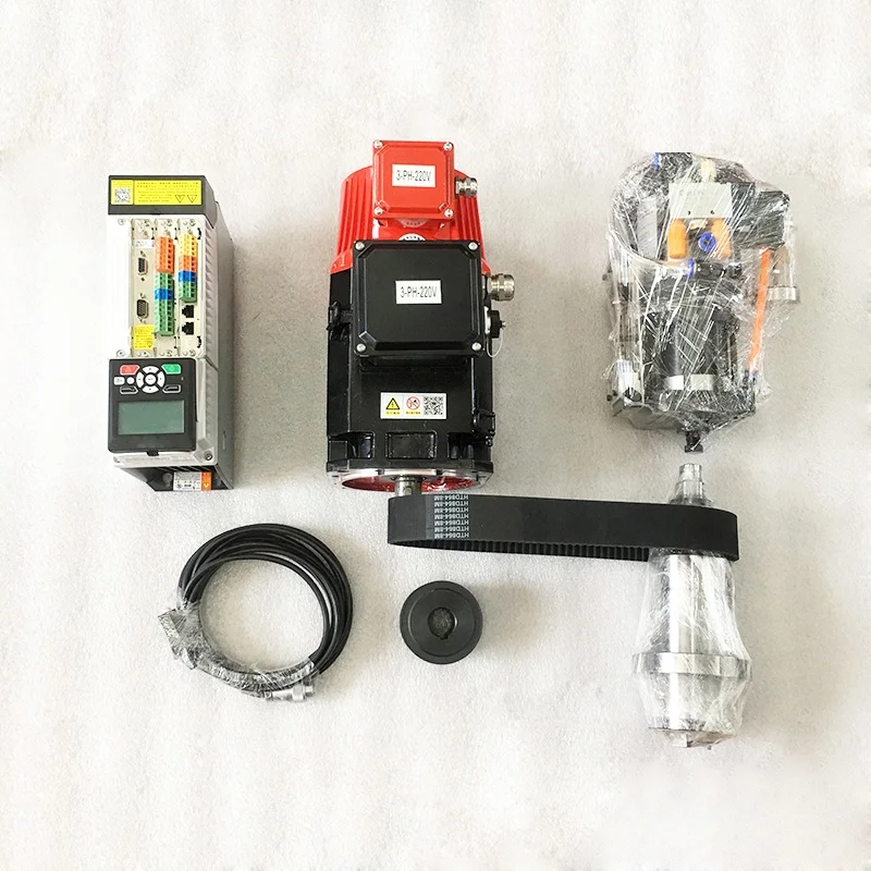 

BT30 Spindle Belt Driven 6000rpm 90mm Spindle Set Milling Spindle for Steel with Motor and Driver