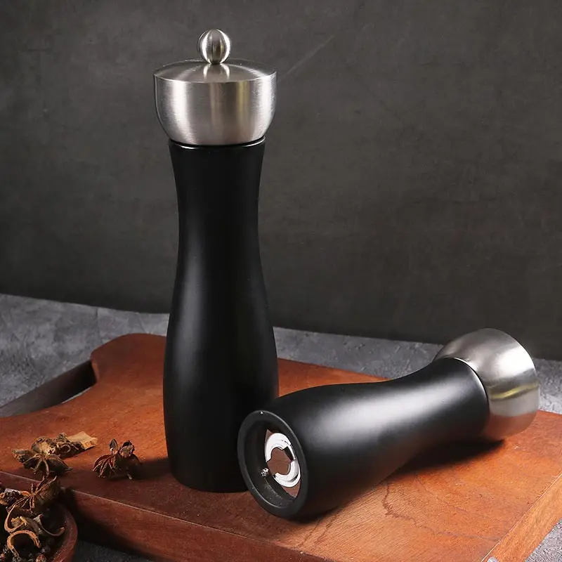 304 Stainless Steel Manual Pepper Grinder Kitchen Adjustable Ceramic Grinder Spice Mill 5\