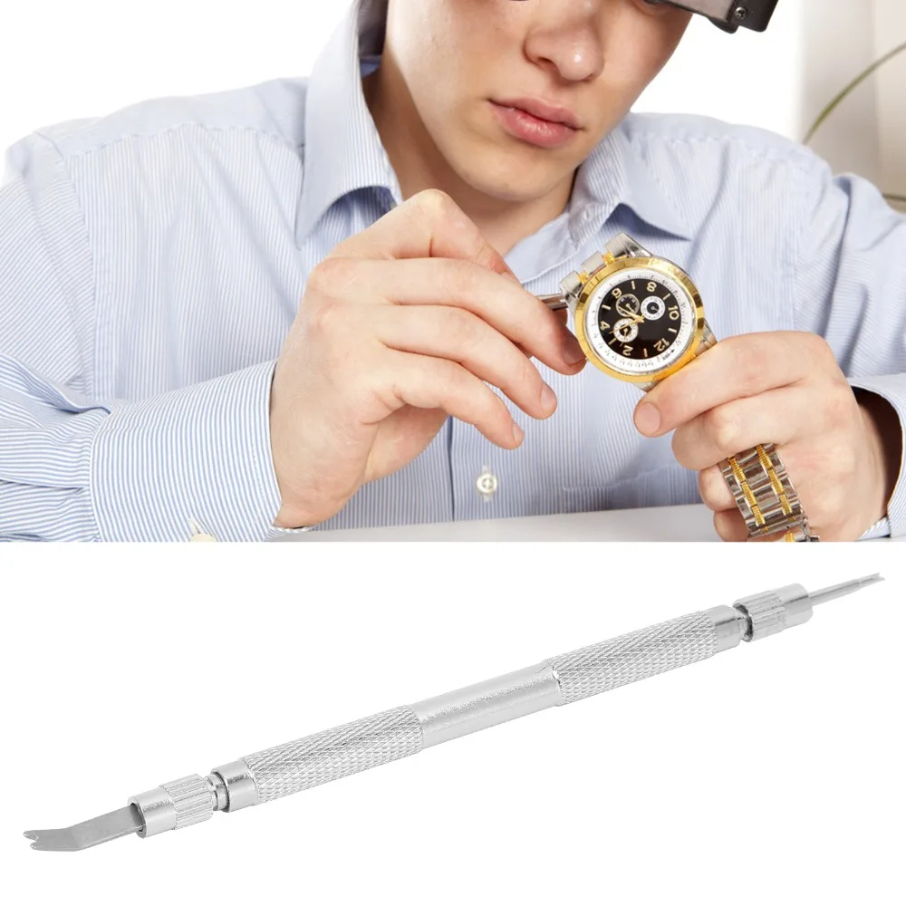 5pcs Alloy Material Watch Strap Spring Bar Tool Double-ended Design Spare Heads Included Link Pin Remover Tool