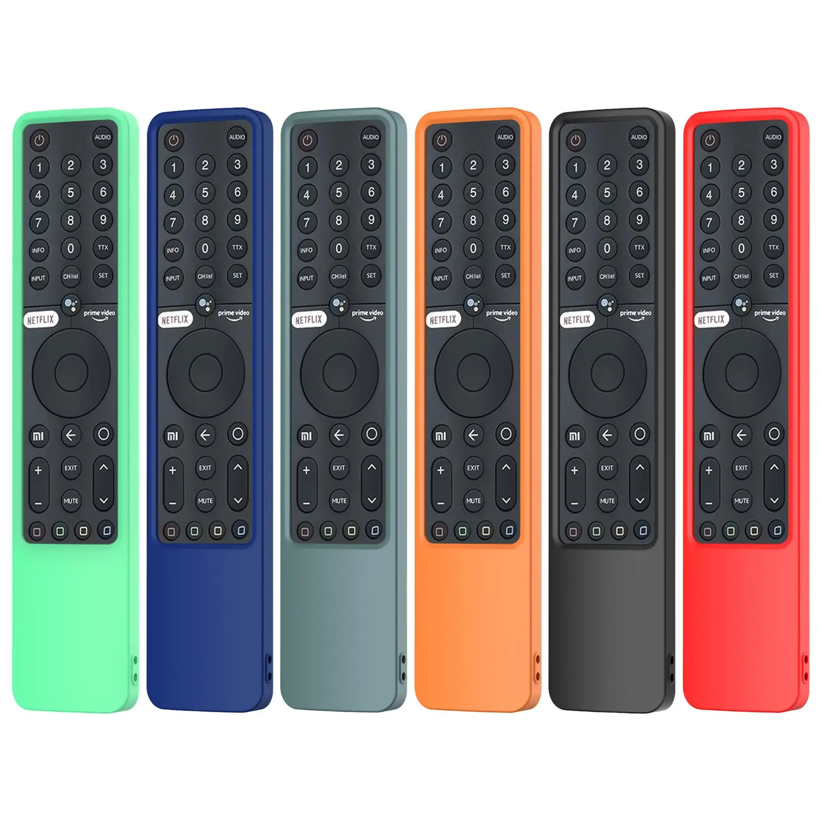 Silicone Protective Case For Xiaomi MI TV P1/P1E/Q1/Q1E Smart TV Voice Remote Control Soft Shock-proof Scratch-proof Cover