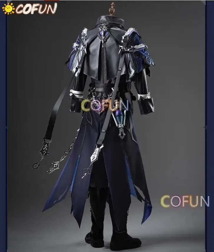 COFUN Genshin Impact Kyryll Chudomirovich Flins Cosplay Costume Fashion Handsome Combat Uniform Role Play Clothing Game New
