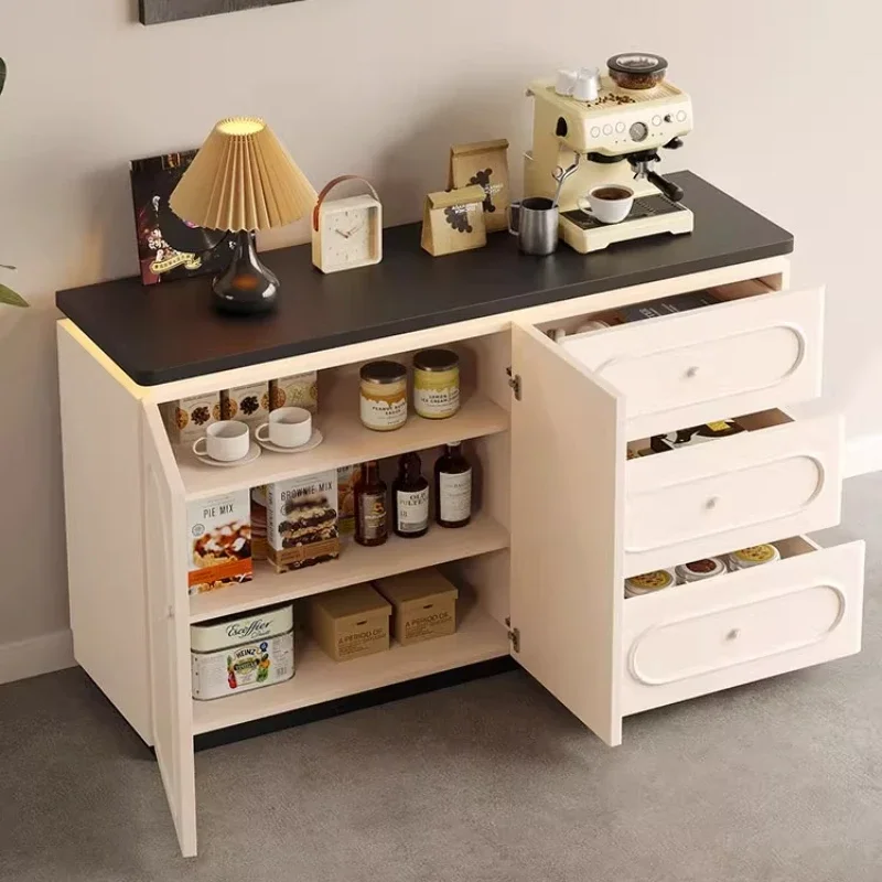 

home furniture Modern simple solid wood board Storage locker Dresser living room cabinets drawer type storage display cabinet