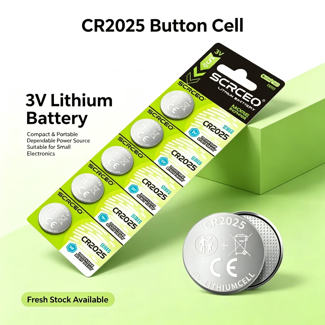Top3V CR2025 CR 2025 Lithium Button Battery DL2025 BR2025 5003LC LM2025 3V Coin Cell Watch Batteries For Toys Clock Computer