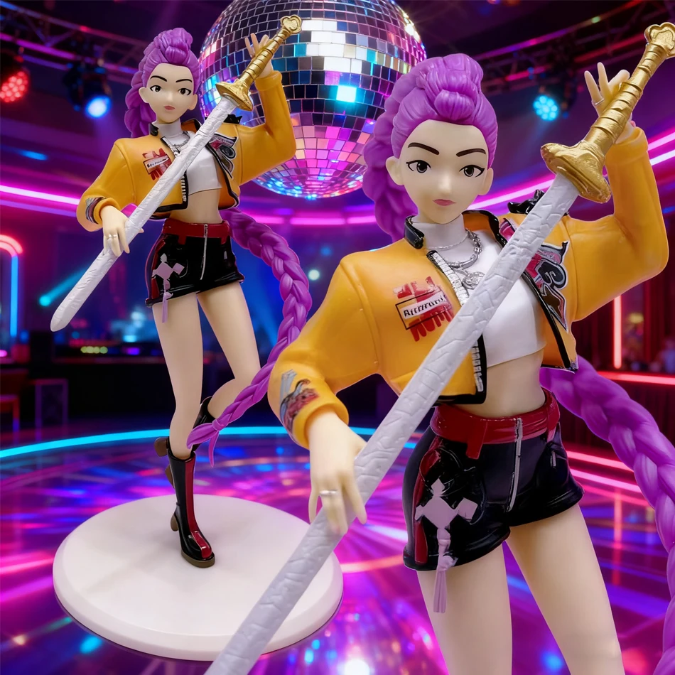 Hot Creativo 3D Figurine per Devil Hunter Figure Huntrix Figure Giocattolo Derpys Rumi Statua in miniatura Artigianato in resina Ornamenti