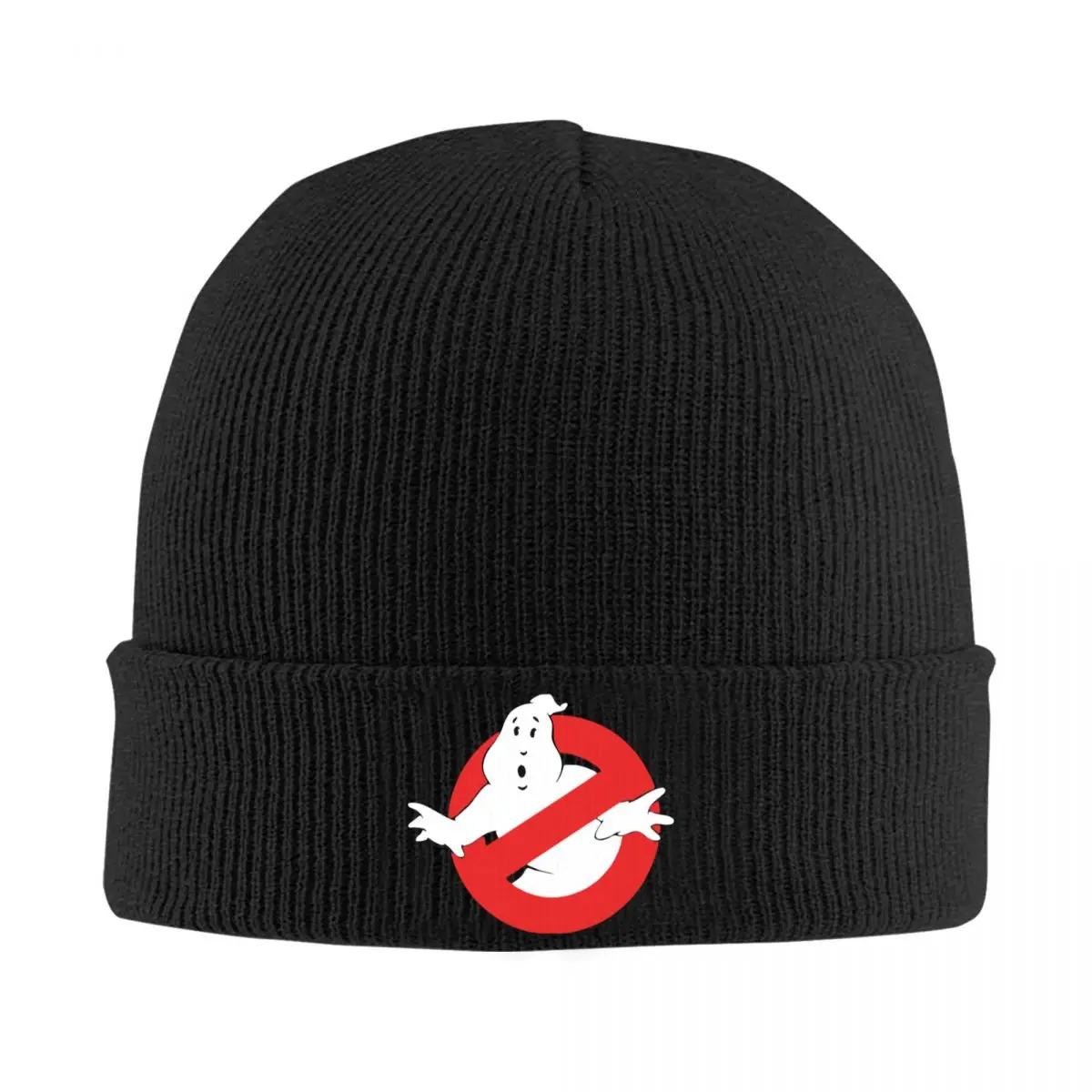 Ghostbusters Movie Music Ghost Busters Knitted Hat for Women Men Beanies Autumn Winter Hats Acrylic Warm Cap