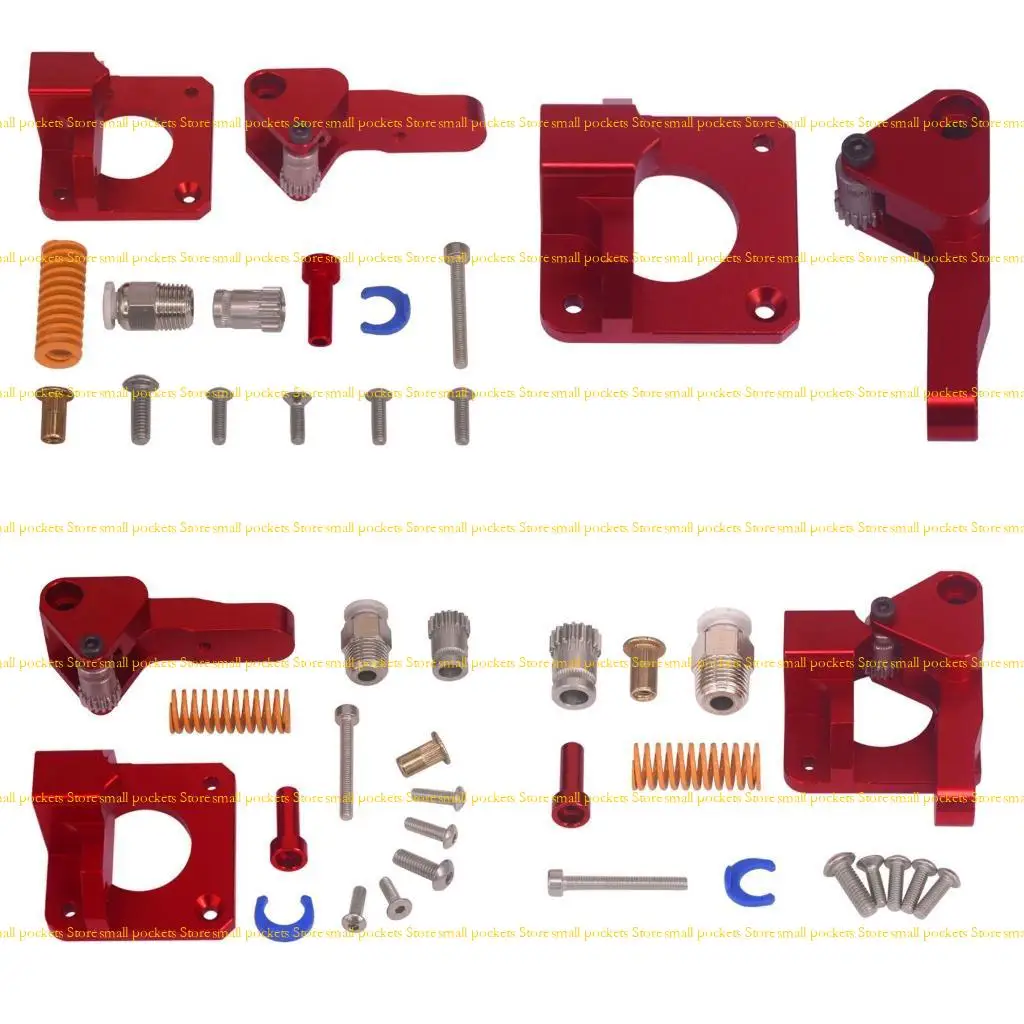 

R1WD For CR10S ED3 Remote Direct Extruder Aluminum Extrusion Metal Bowden Printers for Ender 3 CR10 Dual Drive Gears