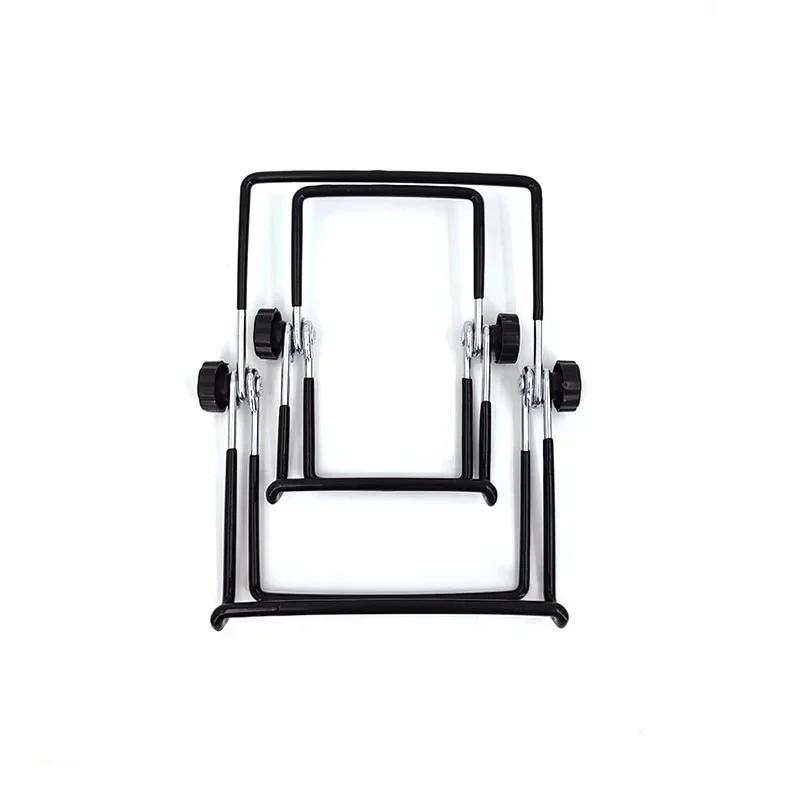 Tragbarer Metall-Tablet-Ständer, faltbarer Schreibtisch, flexibler Telefonständer für IPad, IPhone, Samsung, Huawei, universelle Arbeit, Zuhause, Reisen – Detail 7