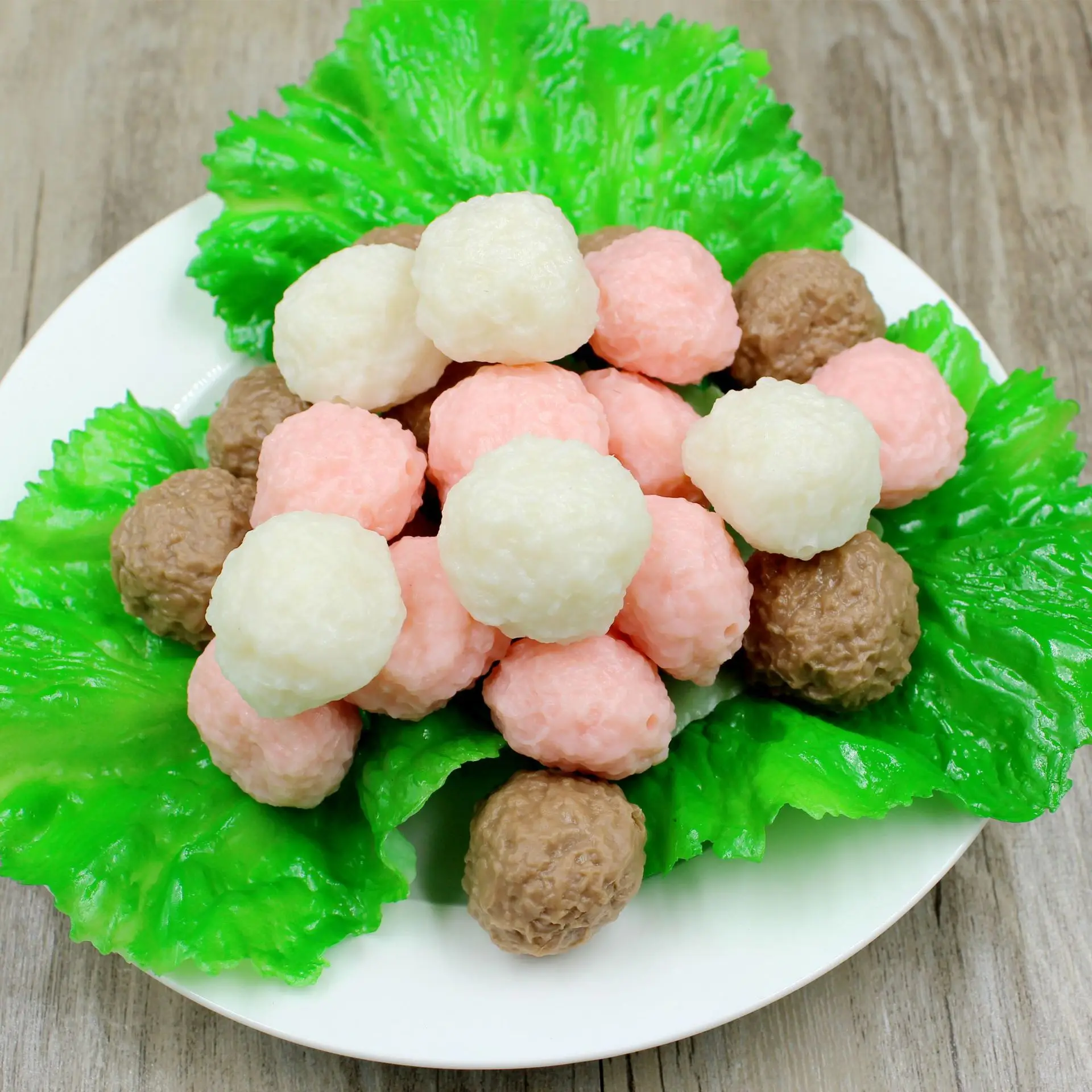 

Artificial Fish Balls Beef Balls Shrimp Balls Fake Food Hot Pot Shop Window Display Simulation Food Model Sweet Table Decoration