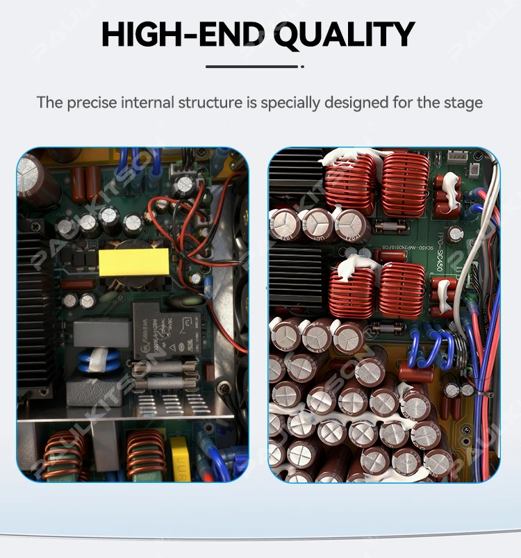 Paulkitson PD4-3500 4-Kanal SIC Digital Class D Leistungsverstärker mit hoher Ausgangsleistung für professionelle Bühnen-, Bar- und Konzert-Audio-Lautsprecher – Detail 15