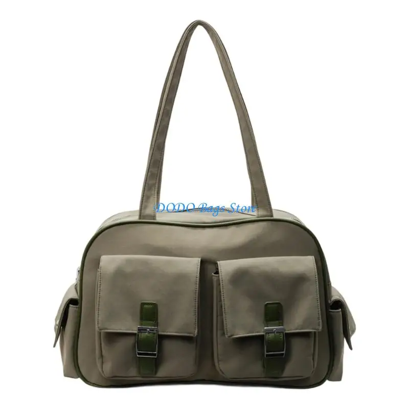 

E8FB Modern Design Handheld Bag Practical Ripstop Fabric Multiple Storage Pockets