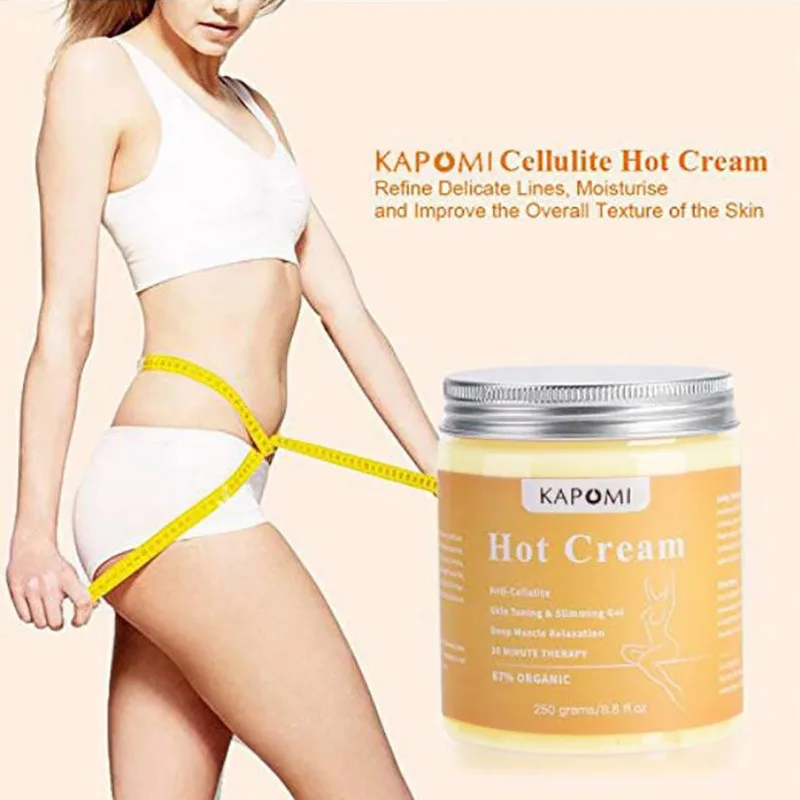 

Kapomi 250g Fat Burner Gel Weight Loss Cream Body Massager Promote Fat Burning Hot Slimming Cream Massage Hot Anti-Cellulite