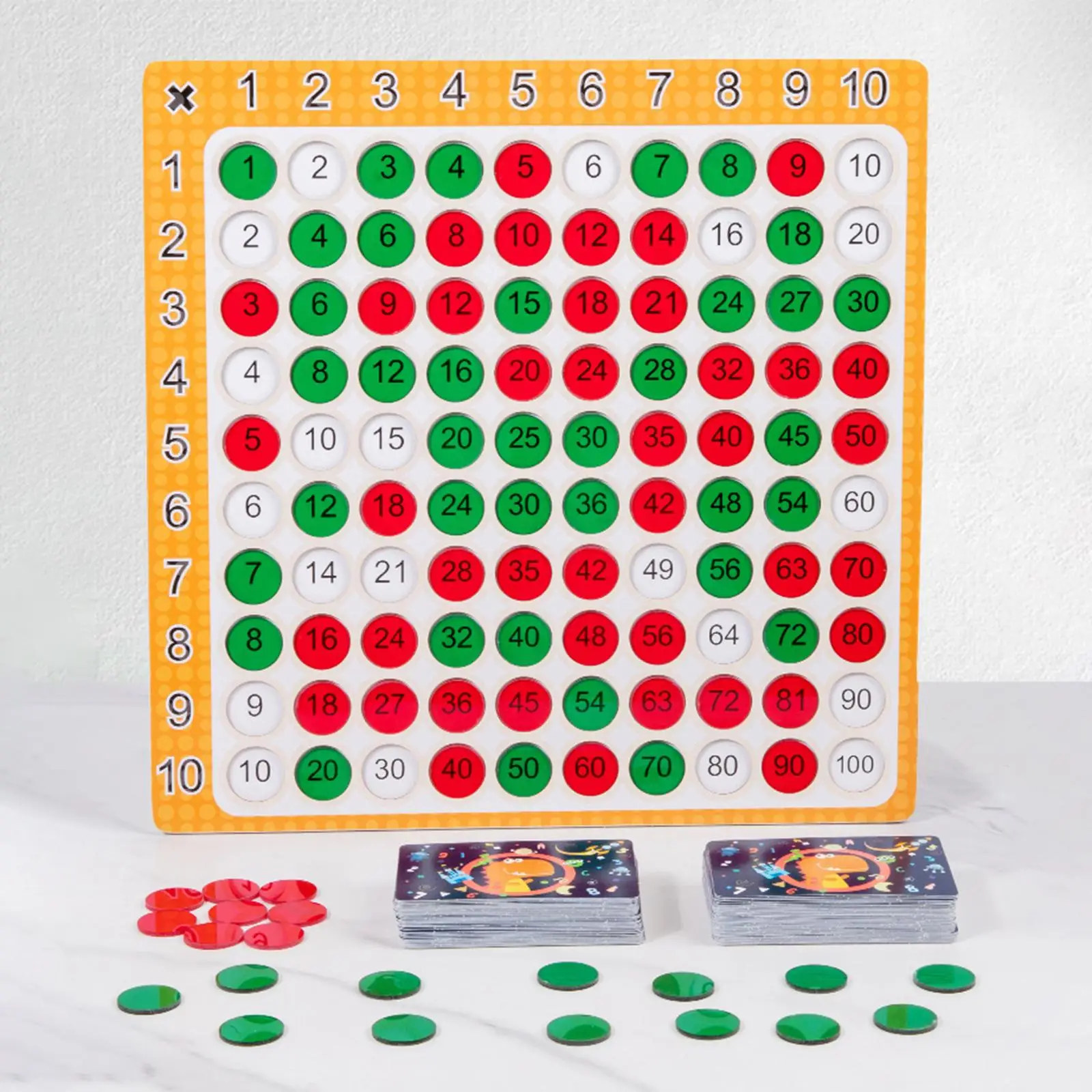 Educational Board Games 99 Multiplication Table Math Toy for Kids Girls Boys