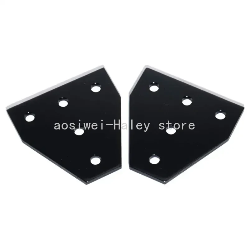 4 قطعة/الوحدة ركن قوس لوحة T شكل 5 ثقوب 90 درجة اتصال خارجي لوحة 2020 سبائك الألومنيوم النتوء الشخصي 4040 #2