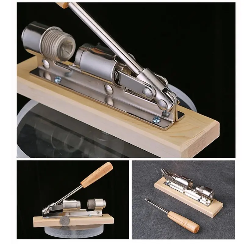 AA81-Kitchen Tools Manual Nut Cracker Stainless Steel Mechanical Sheller Pecan Walnut Fast Opener Clamp Nutcracker view 2