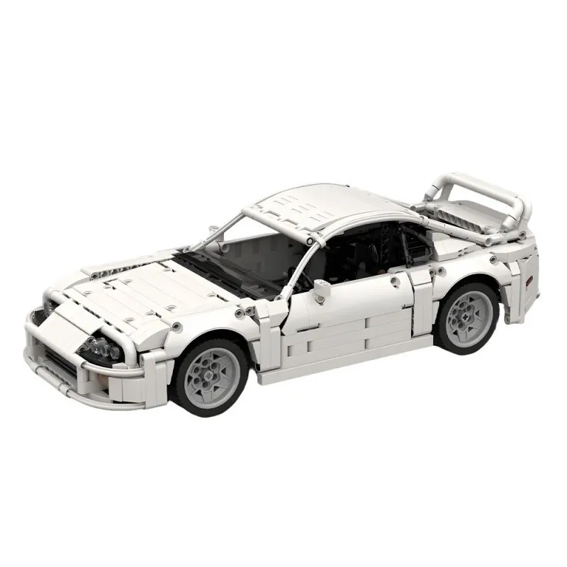 

1286PCS Champion Speed Cars MOC Building Blocks MK IV 1:12 White Car Model Technology Bricks Assembly Street View Toys Kids Gift