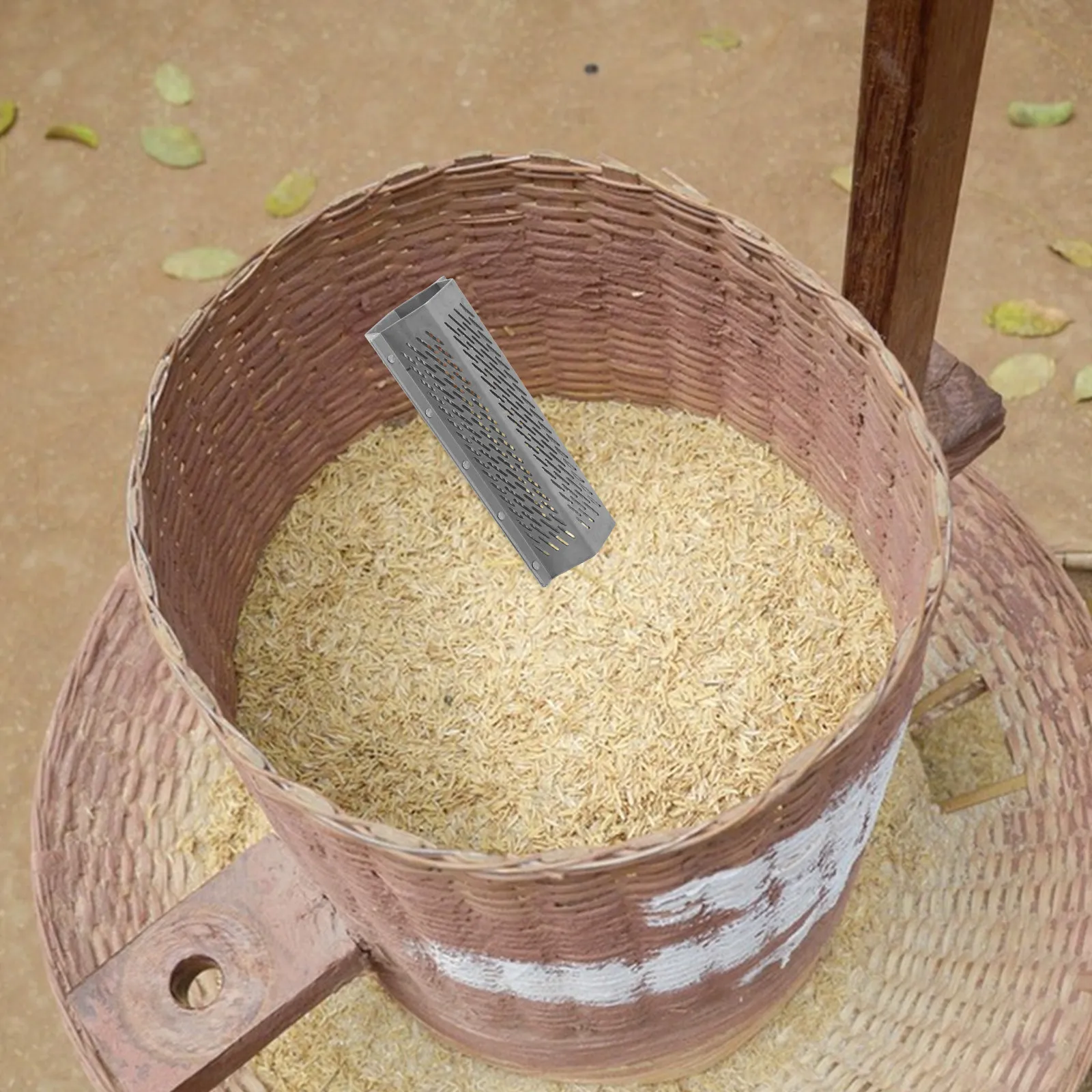 Stainless Steel Rice Sheller Sieve Rice Peeling Machine Huller Strainer Grain Cereals Peeler Sifter Commercial Home Use