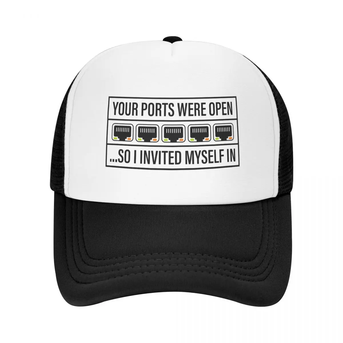 Network Hacker - Your Ports Were Open Baseball Cap summer hat Hat Beach Men's Caps Women's