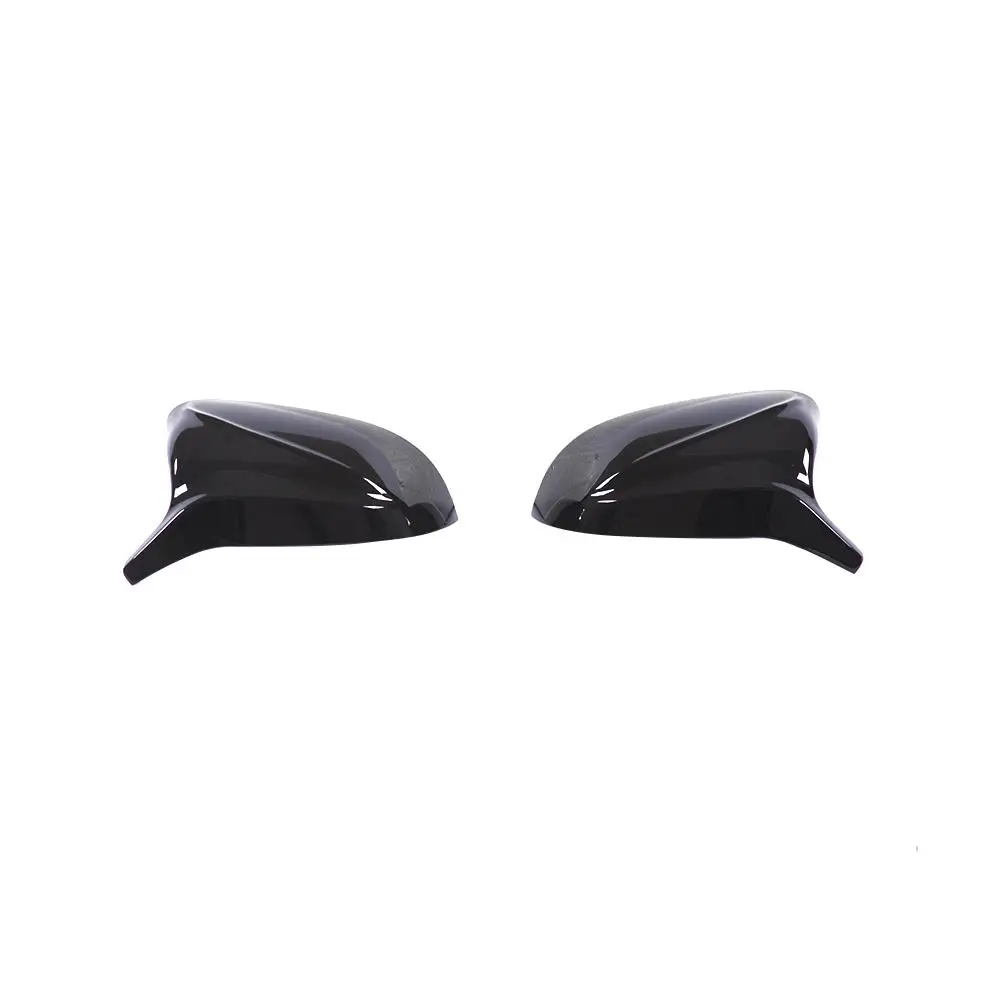 

Suitable for The rear mirror covers of BMW X3 G01, G08, X4, G02, X5 and G05 are glossy black and mountain white 2018-UP