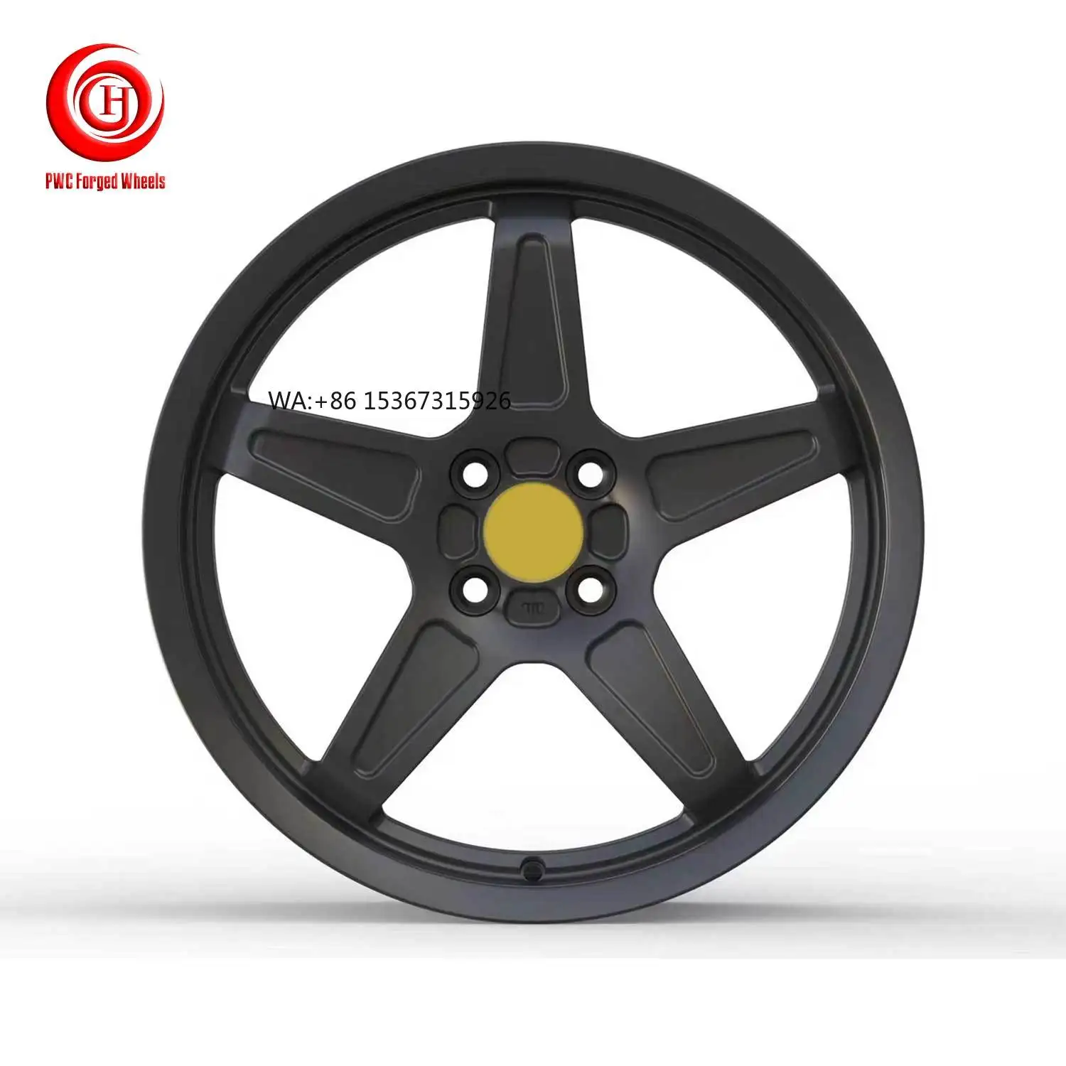 

PWC Custom 20-24 Inch 5 Spoke Forged Aluminium Alloy Wheel Center Lock PCD 98mm New Condition Painted Finish for for 911 991