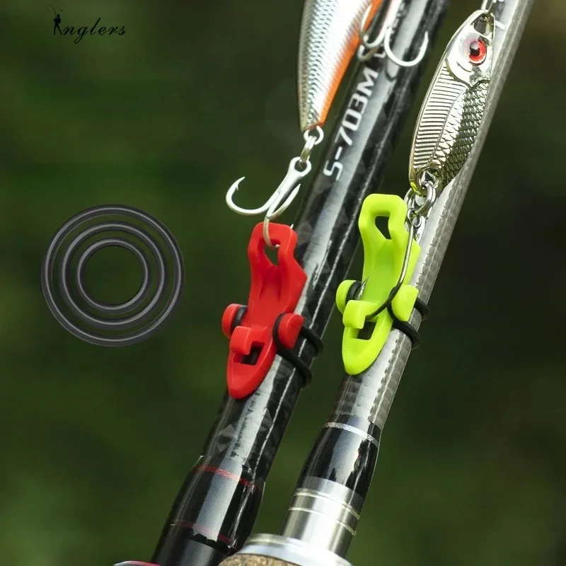 1pcs Fishing Rod Pole Hook Keeper Lure Bait Holder Lure Accessories Jig Hooks Safety Keeping Holder Fishing Tool Plastic