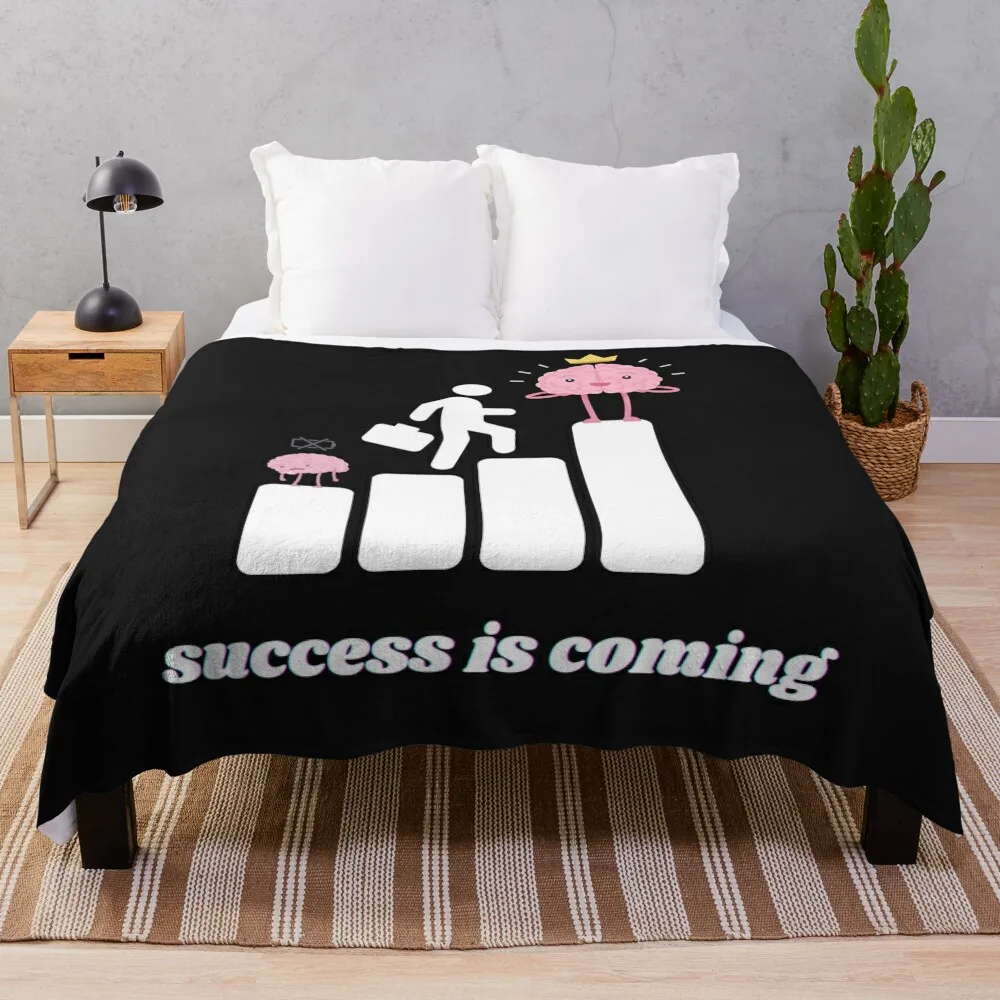 Success is coming Throw Blanket Decorative Beds wednesday Blankets For Sofas Winter beds Blankets