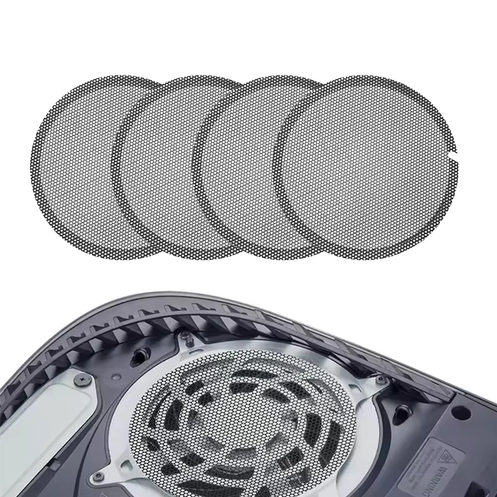 1/2/4 قطعة لوحدة التحكم PS5 الغبار تصفية الغبار شبكة غطاء ل PS5/PS5 سليم سهل التنظيف ل بلاي ستيشن 5 لعبة الملحقات