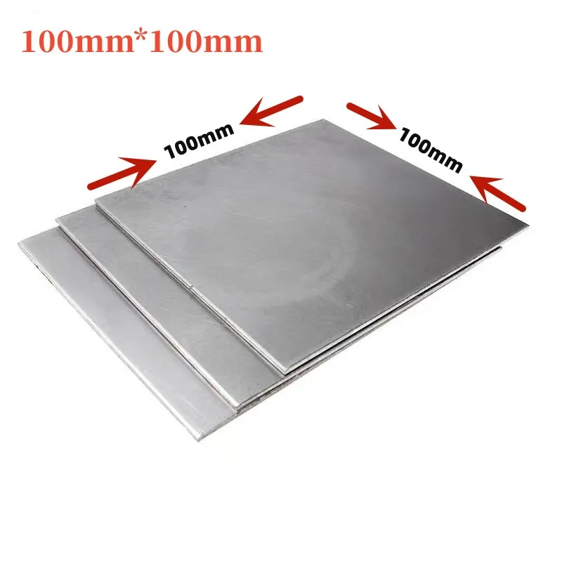 High purity tungsten plate W99.99% scientific research tool metal material 100mm*100mm Experimental study