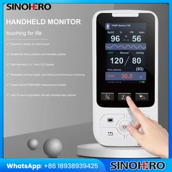 Portable Vital Signs Monitor Hospital Clinical Multiparameter Rate Patient Monitor SPO2 PR NIBP TEMP Human Nursing Equipment