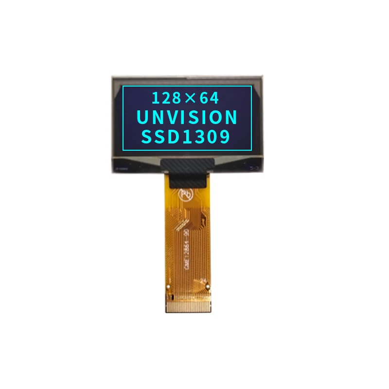1.54 Inch Oled-scherm 128*64 Dot Matrix SSD1309 Driver Compatibel Met SPD0301 Lcd Oled-scherm 24Pin