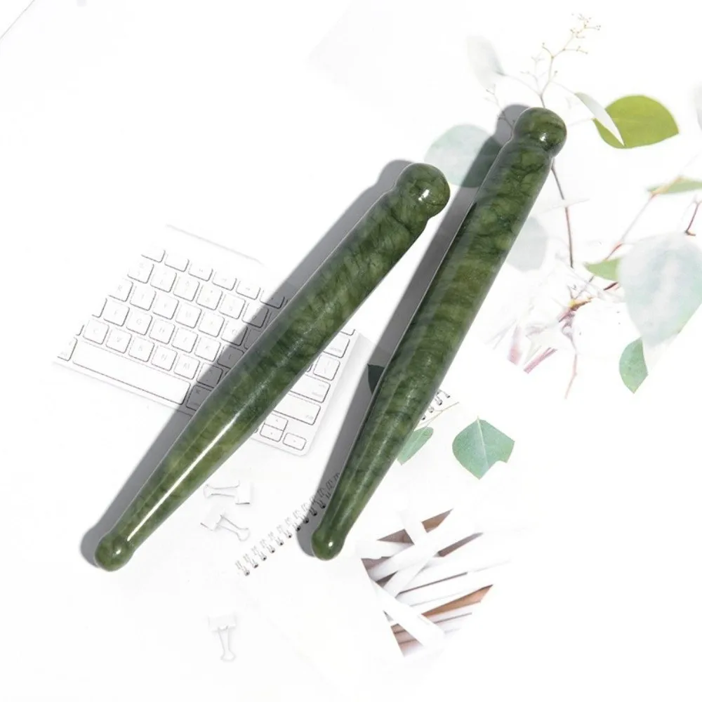 Picture 4: Natural Material Gua Sha Wand Ergonomic Shape Portable Compact Meridian Scraping Tool Smooth Polished Surface