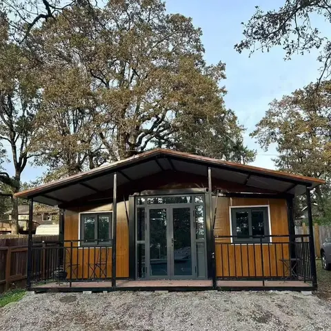 Casas Pré-Fabricadas de Luxo com 3 Quartos, Casa Pré-Fabricada Barata, Casa Móvel Expansível em Contêiner