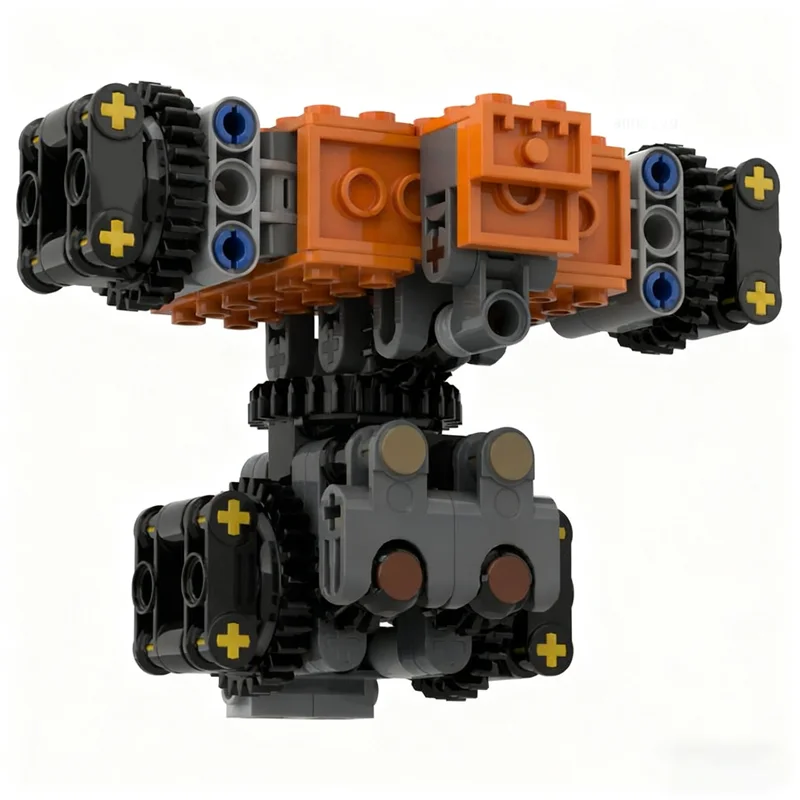 151pcs MOC Draaitafel Mech Torso Concept Technisch Model Bouwstenen Architectuur Speelgoed Kerstcadeau Idee Baksteen Onderwijs