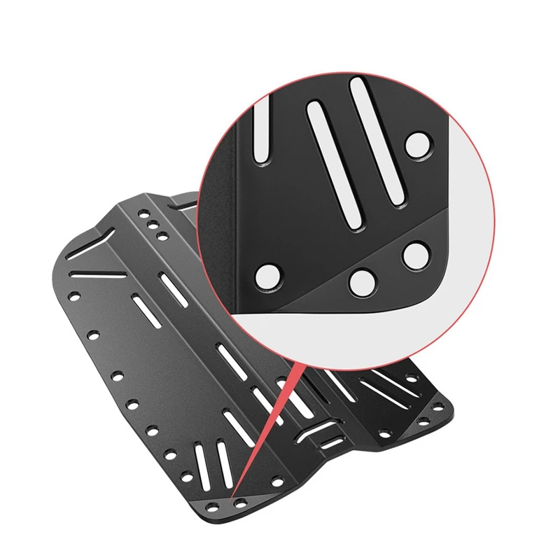 Aluminium Scuba Diving Technic Backplate Diver BCD Plate Scuba Diving Single Tank Adapter Scuba Diving Set