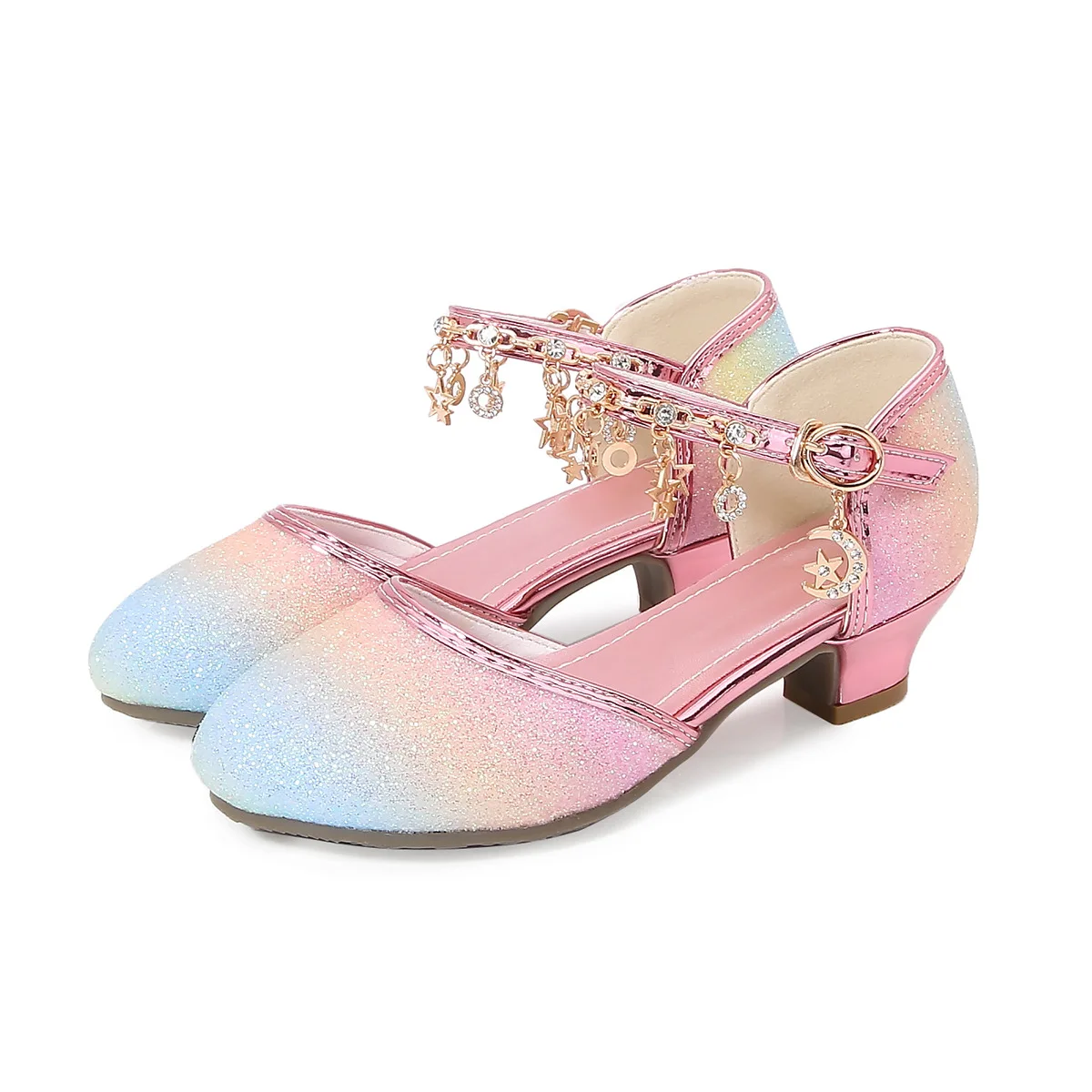 

Детские сандалии, обувь для девочек, летние сандалии на высоком каблуке с жемчужным бантом и открытым носком, сандалии для девочек, обувь принцессы для танцевальных вечеринок для детей CSH826