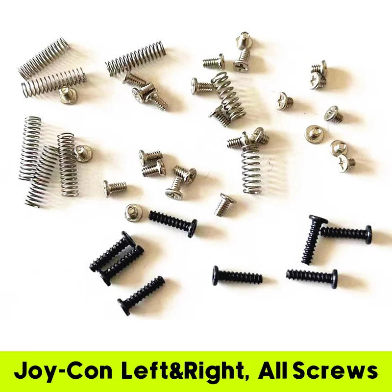 All Replacement Screws for Nintendo Switch OLED/Switch Console,Joy-Con Grips Gamepads Screws,Switch Slide Repair Screws