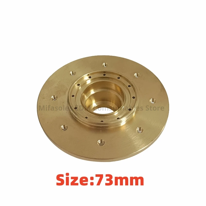 M216 Nozzle Holder D63mm D73mm Brass Ring 8 holes X187B370H03 X182B458H02 for Mitsubishi SX,CX,FX,FA Service Wire EDM Machine