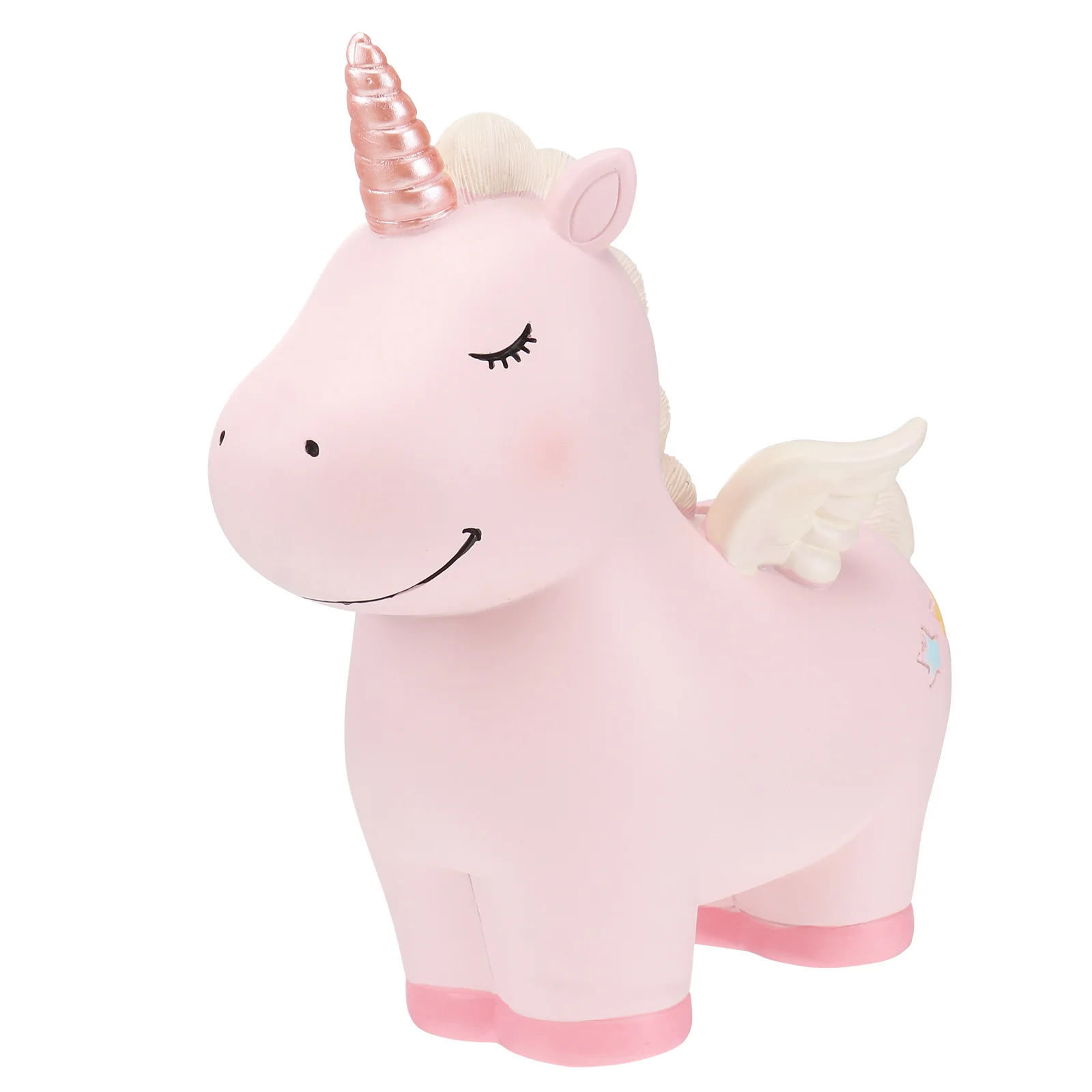 وعاء تخزين المال الكرتوني من الراتنج من VICASKY Piggy Bank لتزيين عيد الميلاد وأعياد الميلاد #6