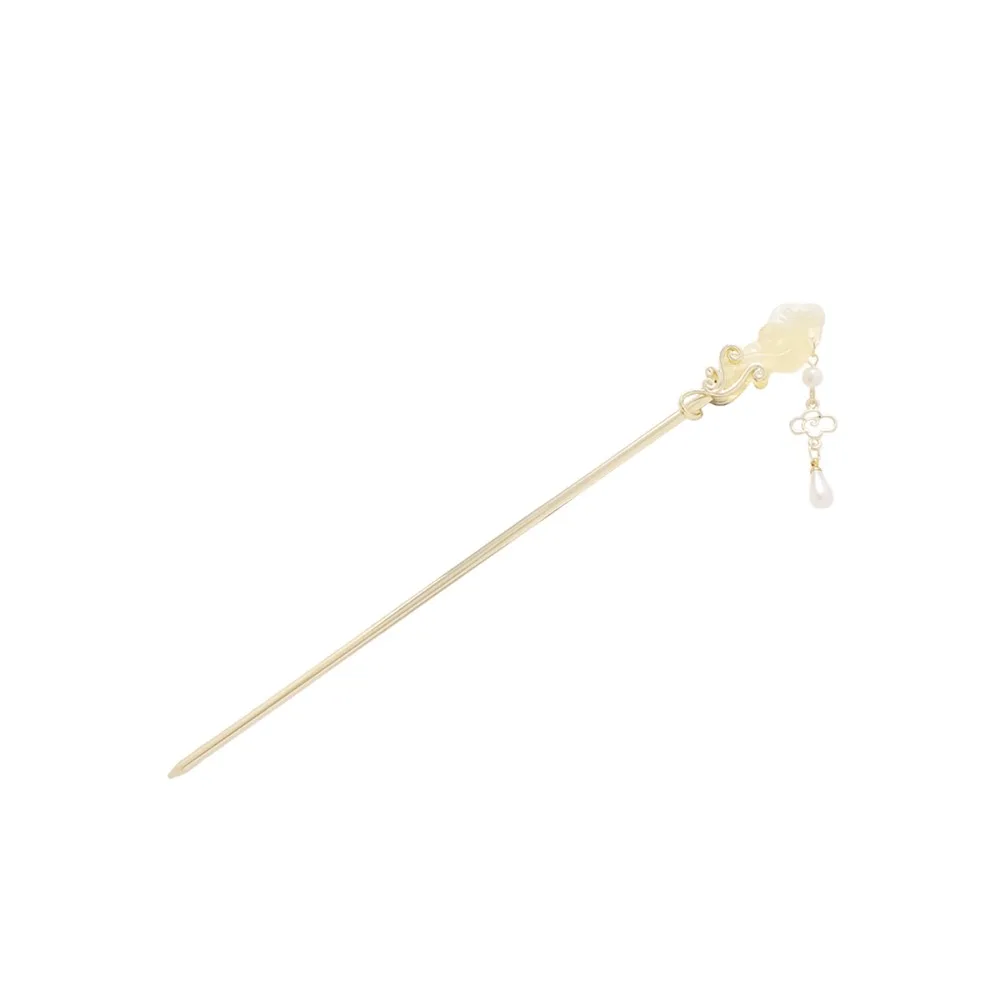 Xiangyun jade Ruyi, ancient style tassel hairpin, female step shake, sense of luxury, back of the head, hairpin, Chinese hairpin