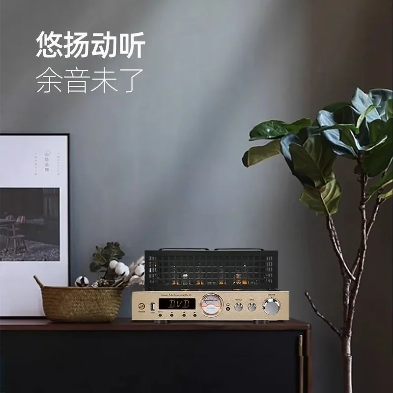 Tube fever bile machine power amplifier HIFI audio high fidelity Bluetooth USB lossless playback