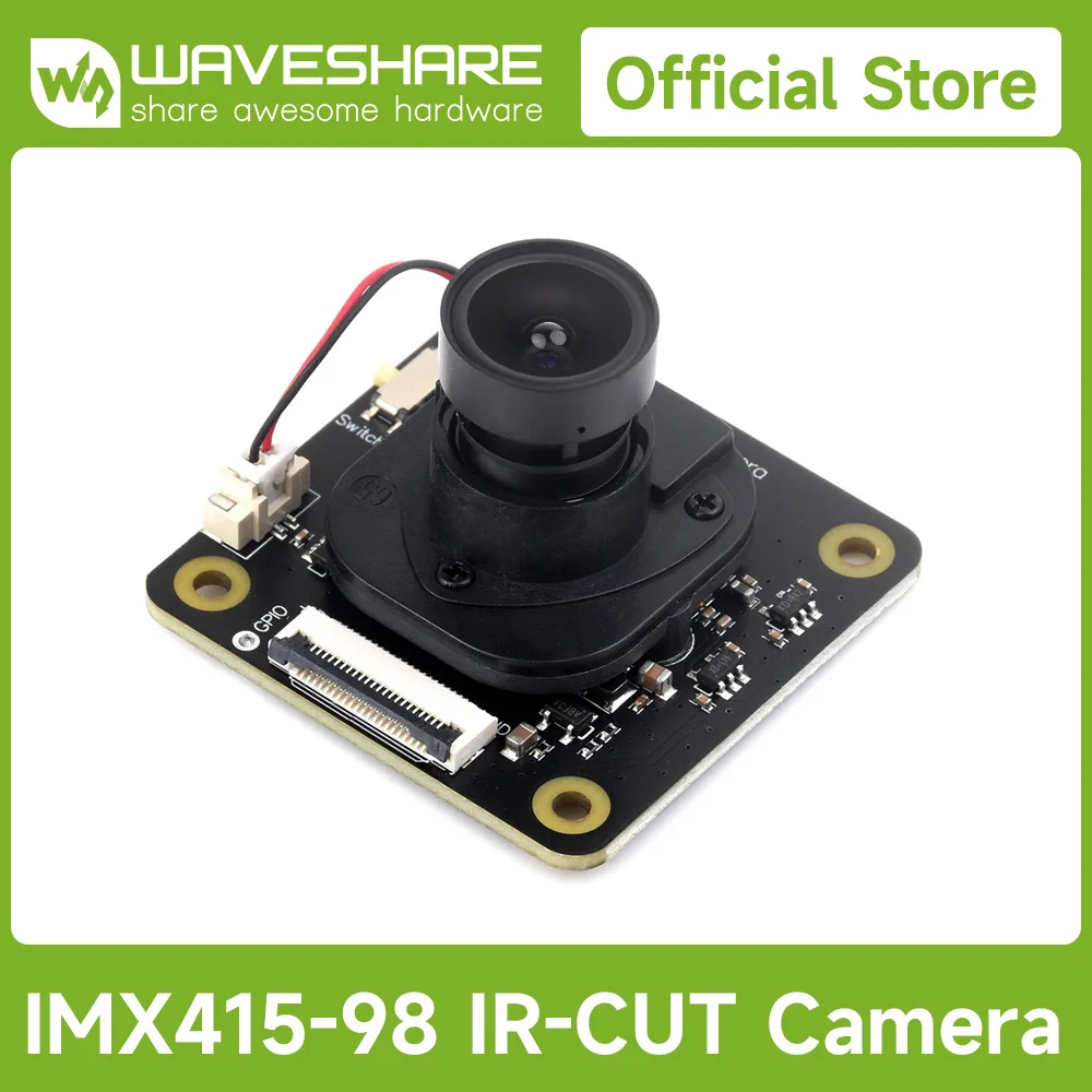 IMX415-98 IR-CUT Camera Waveshare Camera Module With High SNR Good Low Light Performance And Low Distortion