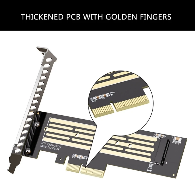 Add On Cards NVMe M.2 To PCIe 4.0 M.2 Adapter With Bracket PCIE to M.2 Adapter Expansion Card for PC