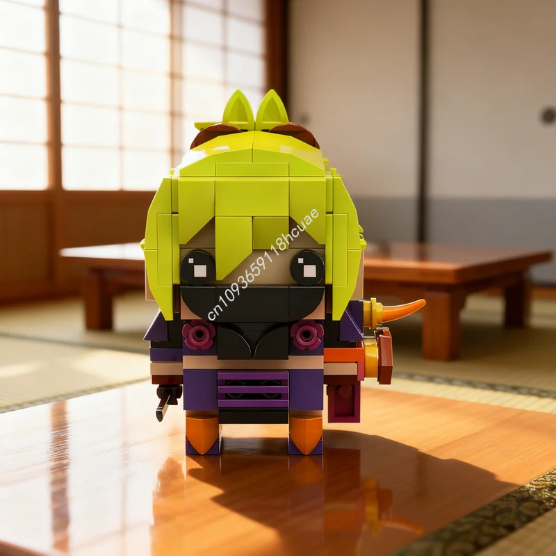 

185pcs MOC Brickheadz Kuki Genshin Impact Model Building Blocks Construction festival Gifts Toy Creative DIY Idea Education