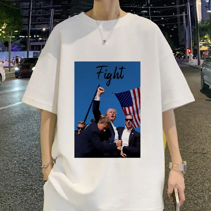 

President T-Shirt President Survived Shirt Fight Take America Back Tops Comfortable Brave President Shirt President The Warrior