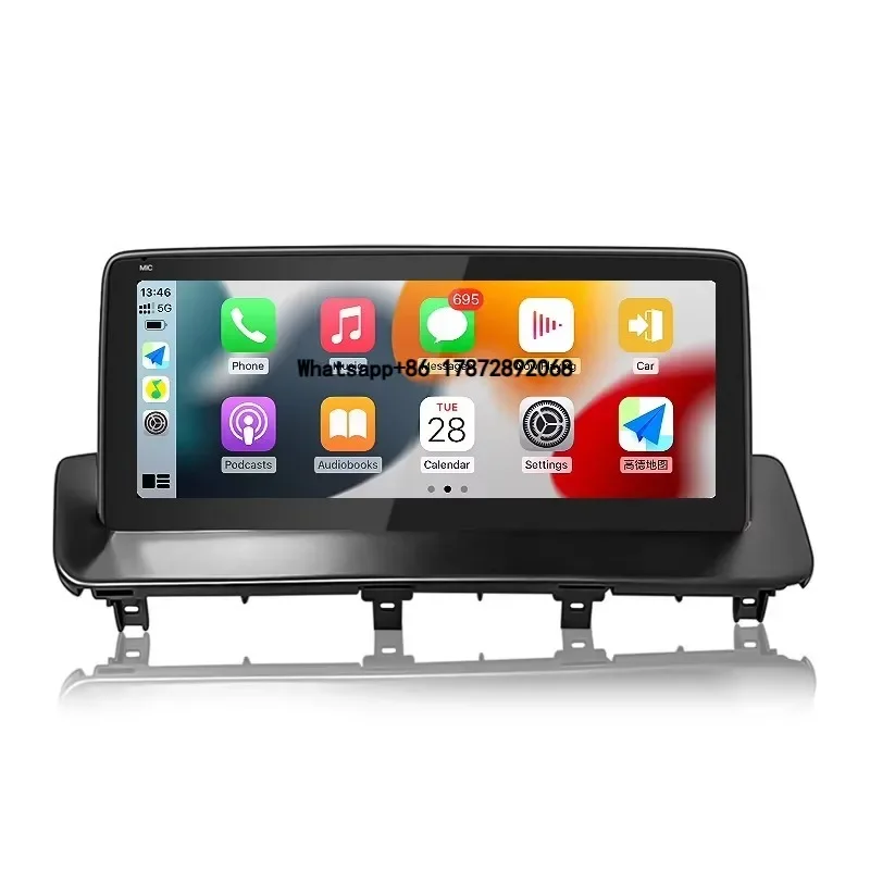 Car Radio Stereo Android 14 Carplay AUTO for CX-9 2016 - 2021 Navi Video Multimedia Player Head Unit Screen 4G