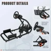 Cockpit de simulateur de course adapté pour Logitech/Thrustmaster/Fanatec G27 G29 G920 G923 T300, roue de course à Tube rond de 50mm Stan 1