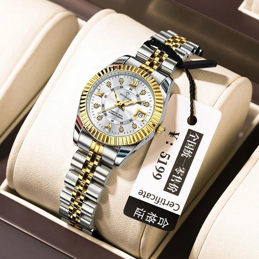 28 MM Mode Quarz Armbanduhren Neue Damen Uhren Für Frau Luxus Diamant Kleine Gold Uhr Women Tudo Por 1 Echt reloj Mujer